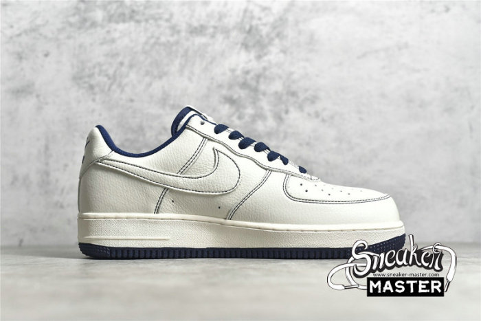 NIKE AIR FORCE 1 LOW X UNDEFEATED BEIGE/DARK BLUE/WHITE UN1315-800