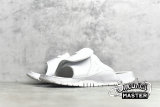 NIKE AIR JORDAN HYDRO 11 RETRO SLIDES WHITE/WHITE/BLACK AA1336-106