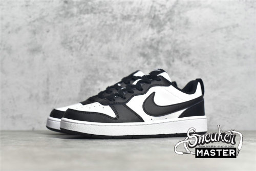 NIKE COURT BOROUGH LOW 2 GS BLACK/BLACK/WHITE CT3964-101