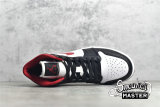 NIKE AIR JORDAN 1 MID WHITE/GYM RED/BLACK 554724-122