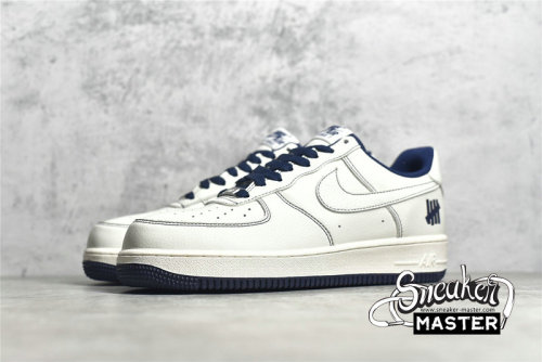NIKE AIR FORCE 1 LOW X UNDEFEATED BEIGE/DARK BLUE/WHITE UN1315-800