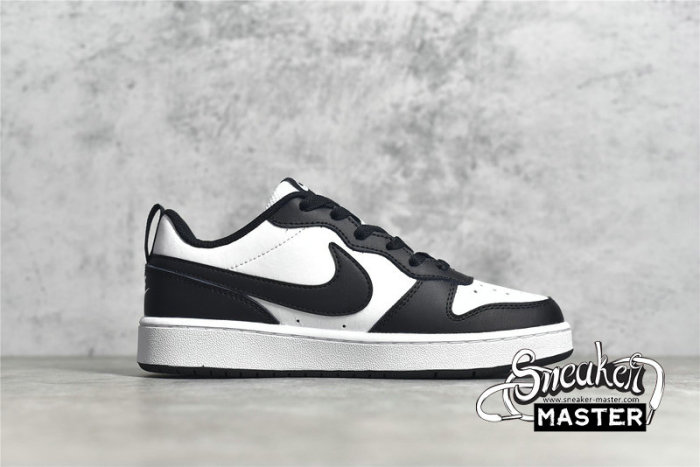 NIKE COURT BOROUGH LOW 2 GS BLACK/BLACK/WHITE CT3964-101