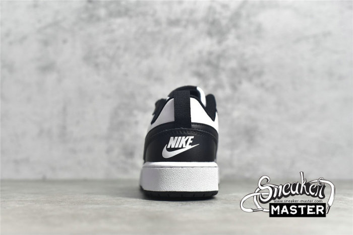 NIKE COURT BOROUGH LOW 2 GS BLACK/BLACK/WHITE CT3964-101