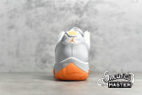 NIKE AIR JORDAN 11 RETRO LOW WHITE/WHITE/BRIGHT CITRUS AH7860-139