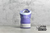 NIKE AIR JORDAN 1 MID GS PURPLE PULSE/ARCTIC PUNCH/GLACIER BLUE 554725-500