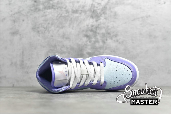 NIKE AIR JORDAN 1 MID GS PURPLE PULSE/ARCTIC PUNCH/GLACIER BLUE 554725-500