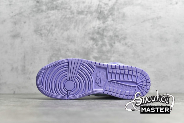 NIKE AIR JORDAN 1 MID GS PURPLE PULSE/ARCTIC PUNCH/GLACIER BLUE 554725-500