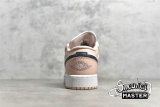 NIKE AIR JORDAN 1 LOW GS LIGHT ARCTIC PINK/WHITE/BLACK 553560-800