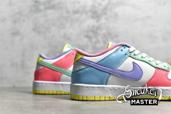 NIKE SB DUNK LOW SE CANDY WHITE/GREEN GLOW/SUNSET PULSE DD1872-100