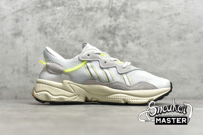 ADIDAS OZWEEGO SHOES CLOUD WHITE/GREY THREE/ORANGE EE7011