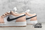 NIKE AIR JORDAN 1 LOW GS LIGHT ARCTIC PINK/WHITE/BLACK 553560-800