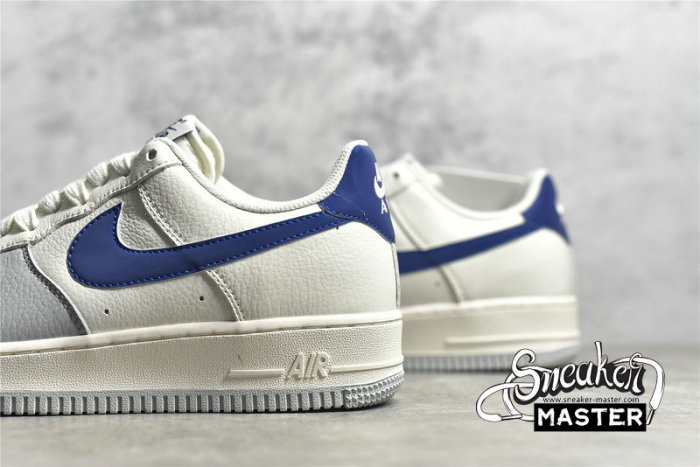 NIKE AIR FORCE 1 LOW CREAM WHITE/ROYAL BLUE/LIGHT GREY CT5566-033