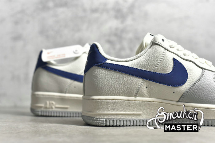 NIKE AIR FORCE 1 LOW CREAM WHITE/ROYAL BLUE/LIGHT GREY CT5566-033