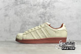 ADIDAS SUPERSTAR SHOES BEIGE/BROWN/GUM EG4962