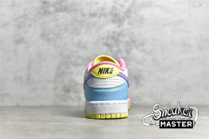 NIKE SB DUNK LOW SE CANDY WHITE/GREEN GLOW/SUNSET PULSE DD1872-100