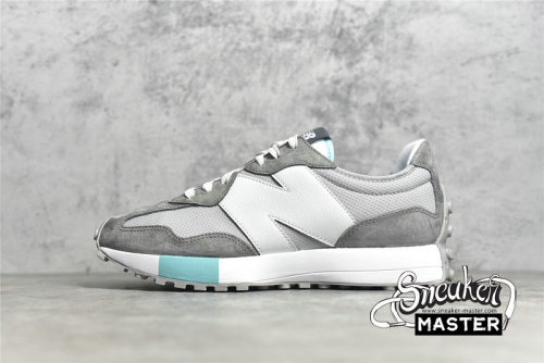 NEW BALANCE NIKO X 327 RUNNING SHOES LIGHT GREY/LIGHT BLUE/WHITE MS327RJ1