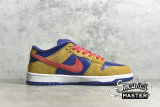 NIKE DUNK LOW SB WHEAT/LIGHT FUSION RED/DARK PURPLE BQ6817-700
