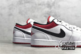 NIKE AIR JORDAN 1 LOW WHITE/UNIVERISTY RED/BLACK 553558-118