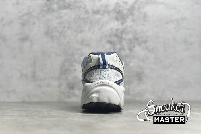 NEW BALANCE 703 RETRO RUNNING SHOES LIGHT GREY/NAVY BLUE/WHITE WL703CLB