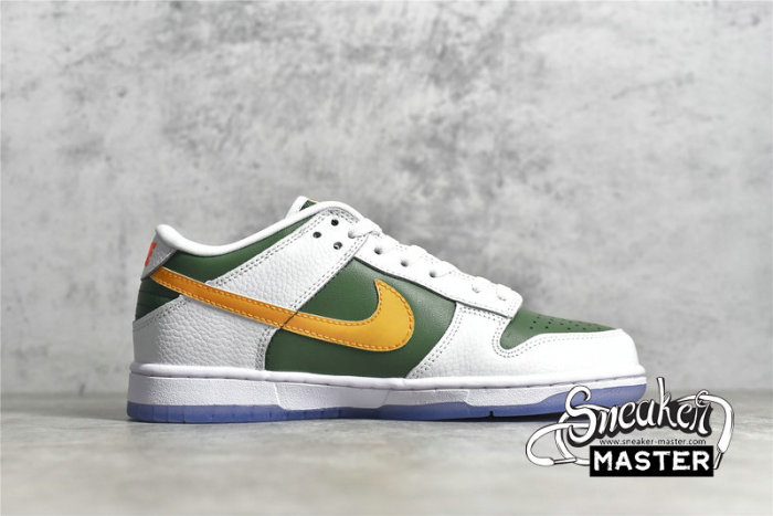 NIKE SB DUNK LOW NY VS NY WHITE/GREEN/ORANGE DN2489-300