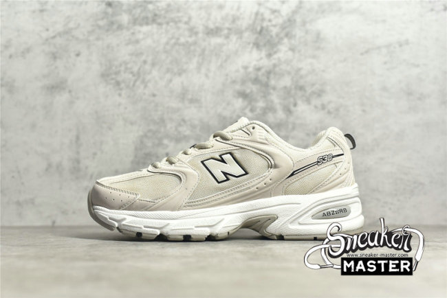 NEW BALANCE 530V2 RETRO RUNNING SHOES KHAKI/BEIGE/BEIGE MR530SH
