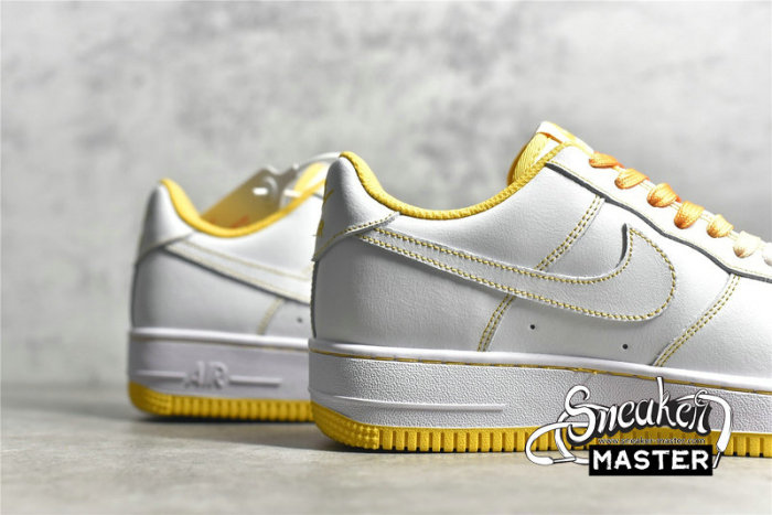 NIKE AIR FORCE 1 LOW 07 CONTRAST STITCH WHITE/WHITE/LASER ORANGE CV1724-102