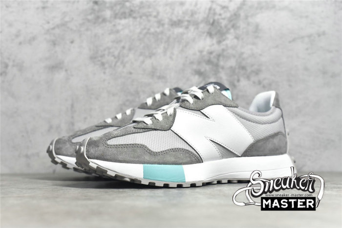 NEW BALANCE NIKO X 327 RUNNING SHOES LIGHT GREY/LIGHT BLUE/WHITE MS327RJ1