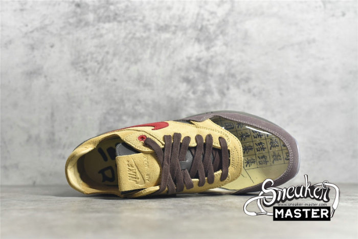NIKE CLOT X AIR MAX 1 KISS OF DEATH CHA BROWN/DEEP RED/ORANGE BLAZE DD1870-200