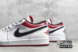 NIKE AIR JORDAN 1 LOW WHITE/UNIVERISTY RED/BLACK 553558-118