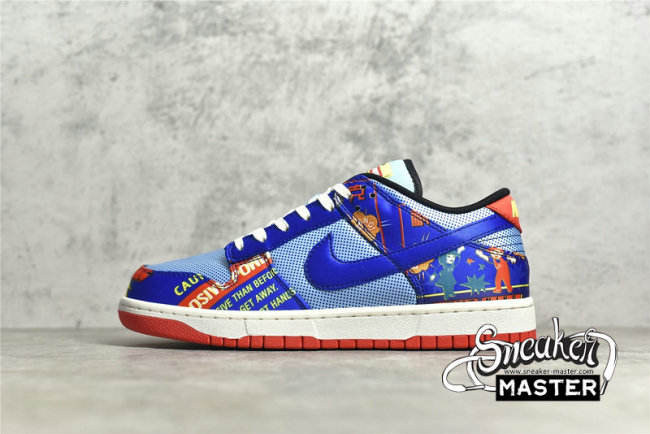 NIKE SB DUNK LOW CHINESE NEW YEAR FIRECRACKER COPA/HYPER BLUE/CHILE RED/SAIL DH4966-446
