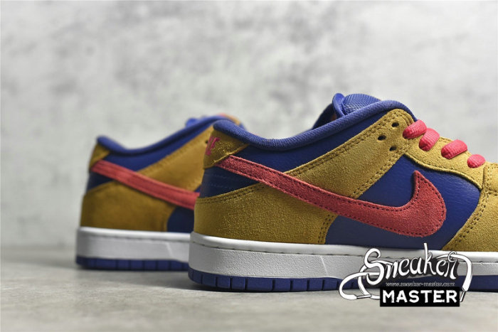 NIKE DUNK LOW SB WHEAT/LIGHT FUSION RED/DARK PURPLE BQ6817-700