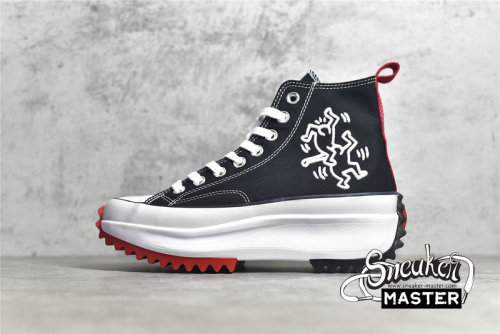 CONVERSE KEITH HARING X RUN STAR HIKE BLACK/WHITE/RED 171859C