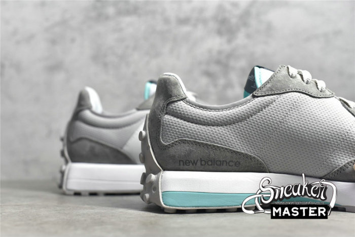 NEW BALANCE NIKO X 327 RUNNING SHOES LIGHT GREY/LIGHT BLUE/WHITE MS327RJ1