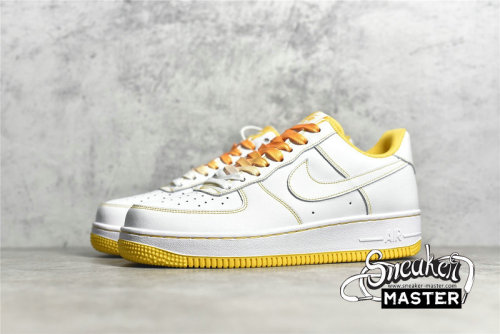 NIKE AIR FORCE 1 LOW 07 CONTRAST STITCH WHITE/WHITE/LASER ORANGE CV1724-102