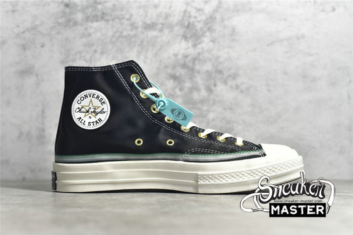 CONVERSE BREAKING DOWN BARRIERS X CHUCK TAYLOR ALL-STAR 70S HIGH CAPITOLS BLACK/GREEN/ERGET 167057C