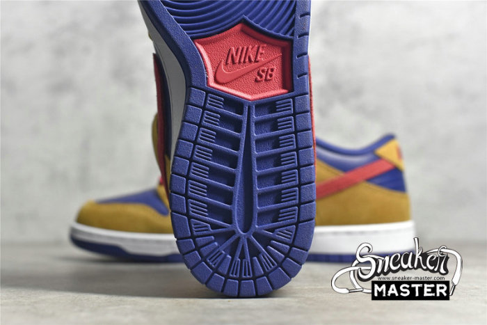 NIKE DUNK LOW SB WHEAT/LIGHT FUSION RED/DARK PURPLE BQ6817-700
