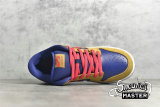 NIKE DUNK LOW SB WHEAT/LIGHT FUSION RED/DARK PURPLE BQ6817-700