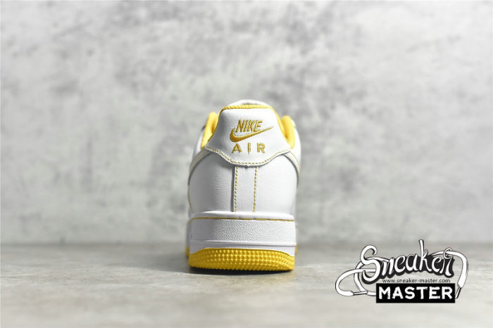 NIKE AIR FORCE 1 LOW 07 CONTRAST STITCH WHITE/WHITE/LASER ORANGE CV1724-102