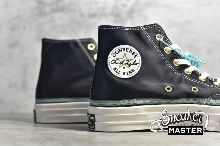 CONVERSE BREAKING DOWN BARRIERS X CHUCK TAYLOR ALL-STAR 70S HIGH CAPITOLS BLACK/GREEN/ERGET 167057C