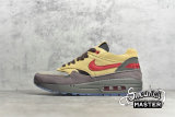 NIKE CLOT X AIR MAX 1 KISS OF DEATH CHA BROWN/DEEP RED/ORANGE BLAZE DD1870-200