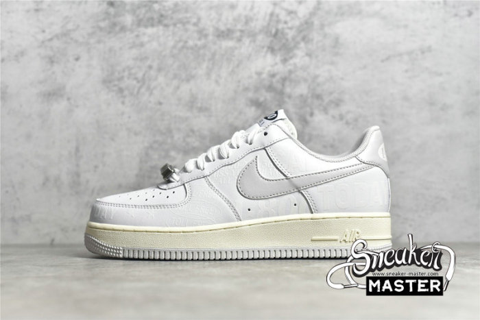 NIKE AIR FORCE 1 LOW 07 PREMIUM 1-800 TOLL FREE WHITE/VAST GREY/SAIL/BLACK CJ1631-100
