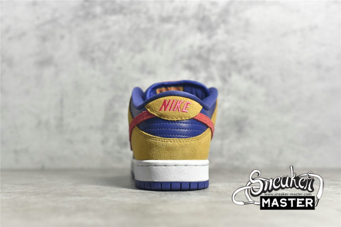 NIKE DUNK LOW SB WHEAT/LIGHT FUSION RED/DARK PURPLE BQ6817-700