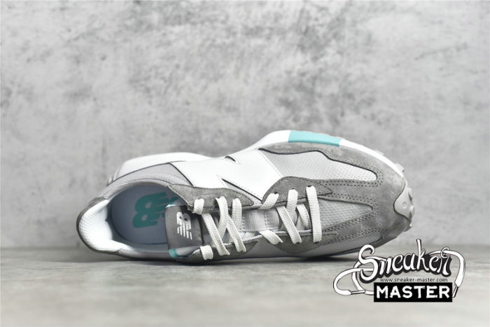 NEW BALANCE NIKO X 327 RUNNING SHOES LIGHT GREY/LIGHT BLUE/WHITE MS327RJ1