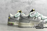 NIKE OFF-WHITE X SB DUNK LOW 04 OF 50 LIGHT GREY/WHITE/BLUE DM1602-114