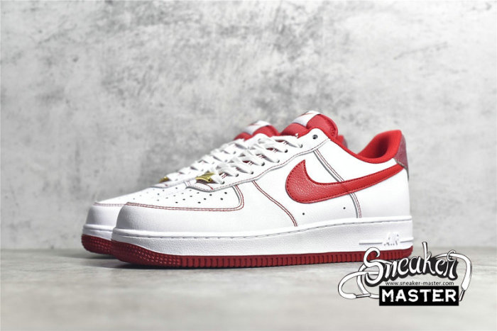 NIKE AIR FORCE 1 LOW FIRST USE WHITE/WHITE/TEAM RED DA8478-101