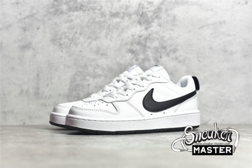NIKE COURT BOROUGH LOW 2 GS WHITE/WHITE/BLACK BQ5448-104