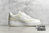 NIKE AIR FORCE 1 LOW 07 PREMIUM POPCORN COCONUT MILK/WHITE/UNIVERSITY RED CW2919-100