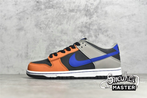NIKE SB DUNK LOW PRO BLACK/GREY-ORANGE-ROYAL BLUE 854866-025