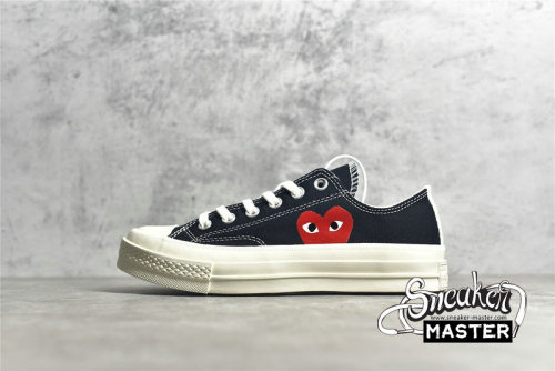 CONVERSE COMME DES GARÇONS X CHUCK TAYLOR ALL STAR LOW BLACK/RED/BEIGE 150206C