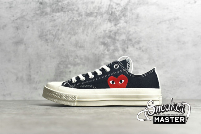 CONVERSE COMME DES GARÇONS X CHUCK TAYLOR ALL STAR LOW BLACK/RED/BEIGE 150206C